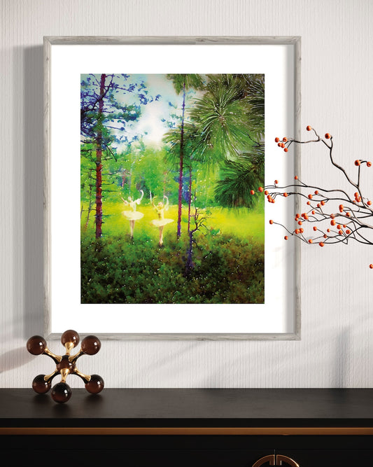 Twin Souls Forever - Giclée Fine Art Print