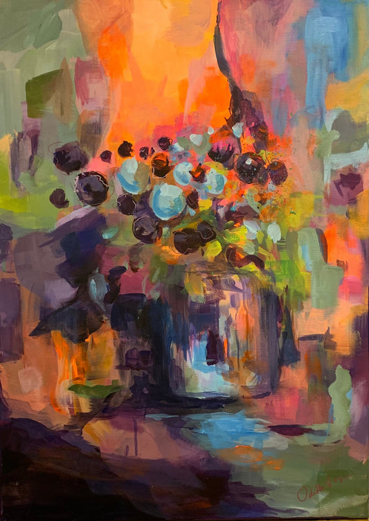 Flowers and surroundings in symbiosis