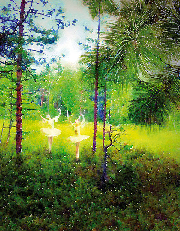 Twin Souls Forever - Giclée Fine Art Print