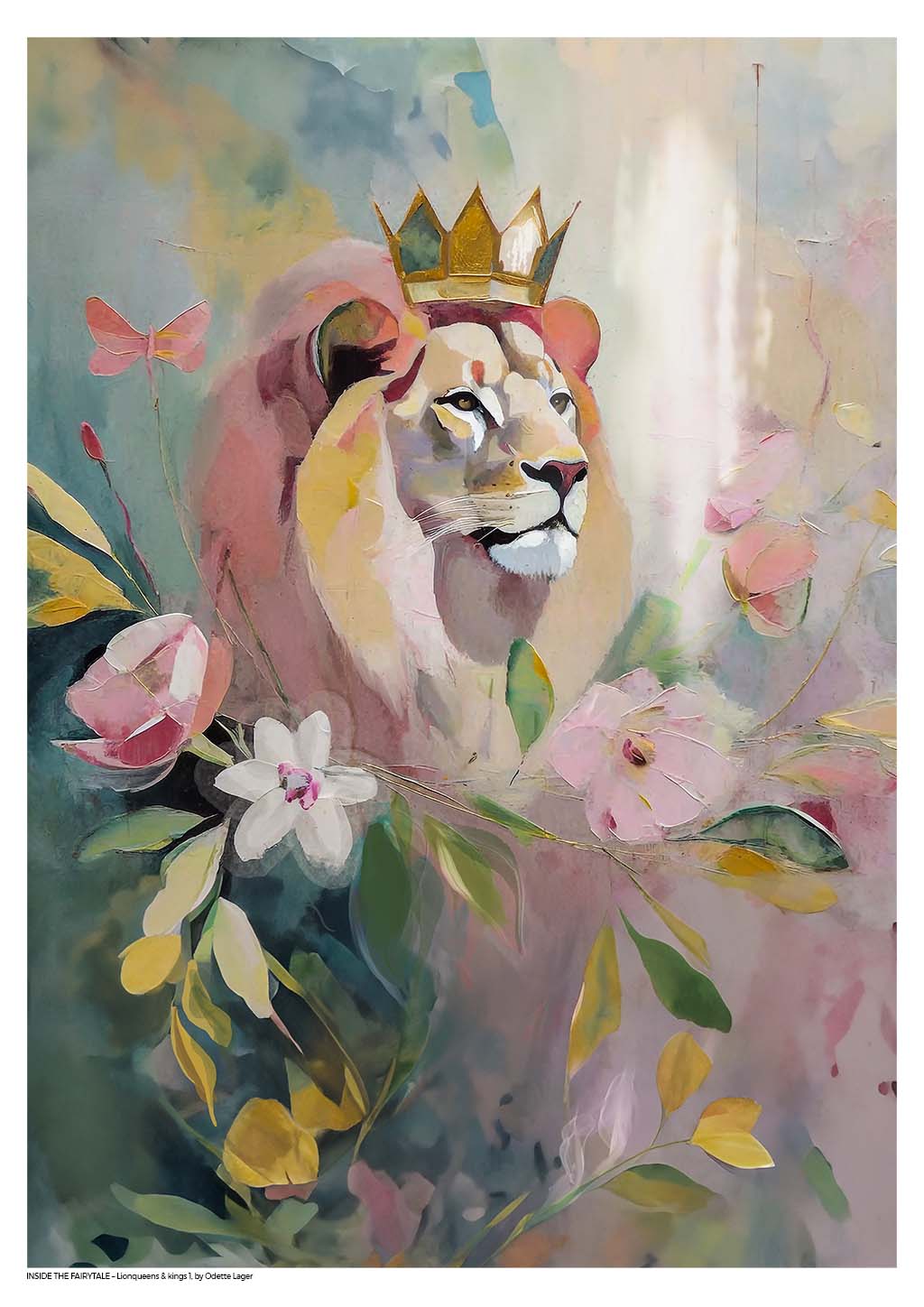 Lionqueen & kings 1,  Art by Odette Lager