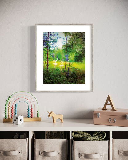 Tvillingsjälar för evigt – Giclée Fine Art Print